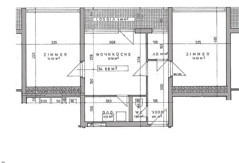 3-Zimmer-Wohnung mieten in Bruck-Mürzzuschlag – 54,8 m², € 415 – Bild 2 von 2