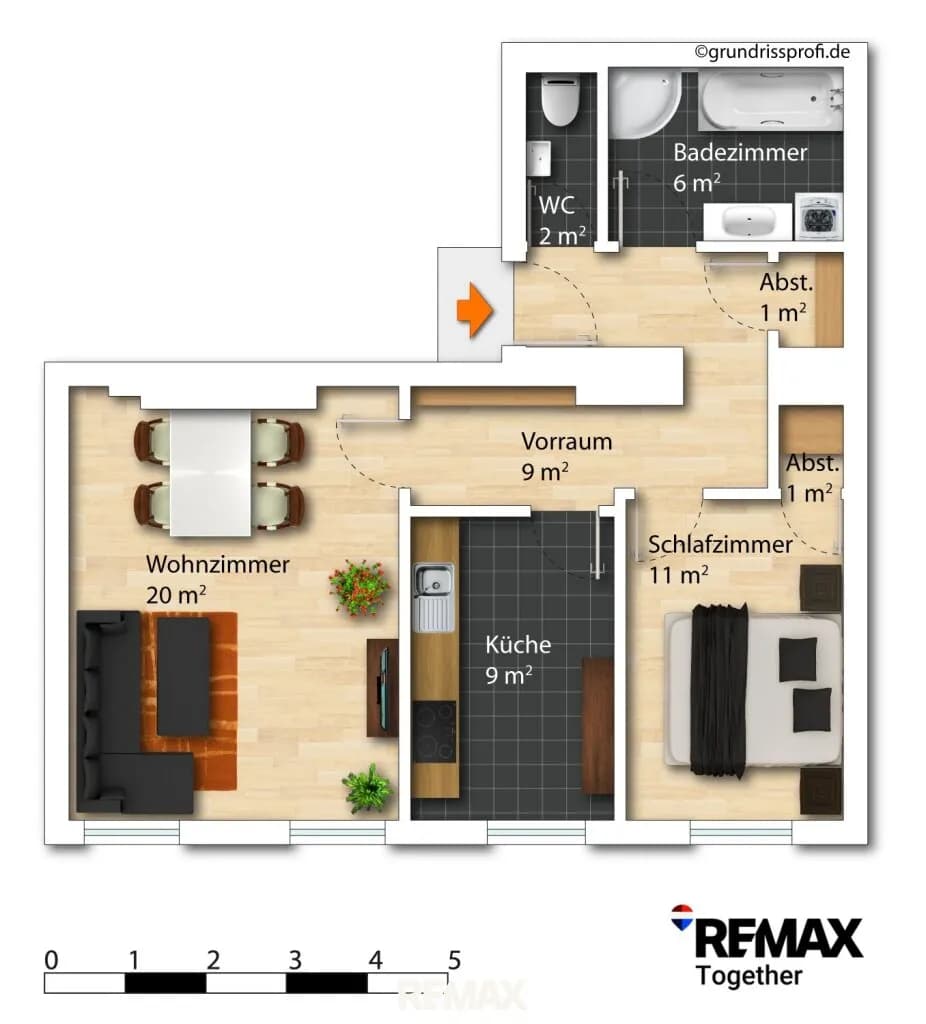 2-Zimmer-Wohnung kaufen in Wien – 58,75 m², € 259.600 – Bild 21 von 21