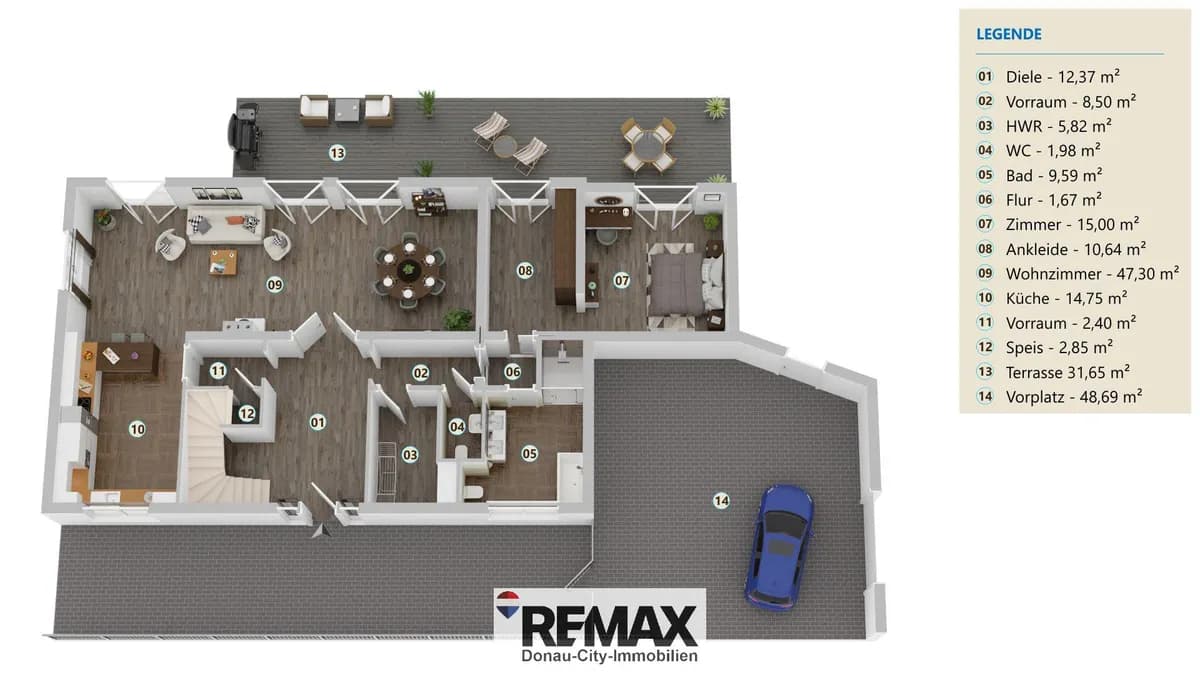 5-Zimmer-Haus kaufen in Wiener Neustadt Land – 194 m², € 890.000 – Bild 31 von 34
