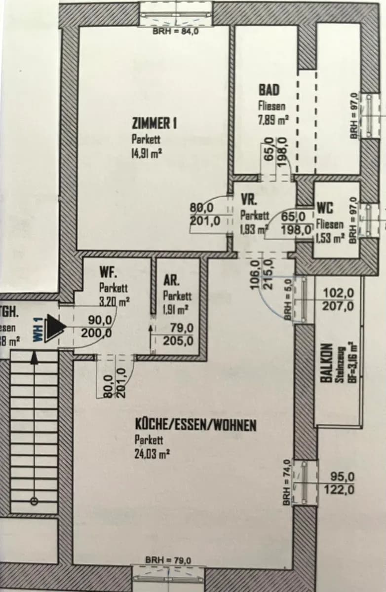 2-Zimmer-Wohnung mieten in Feldkirchen – 55 m², € 890 – Bild 14 von 15