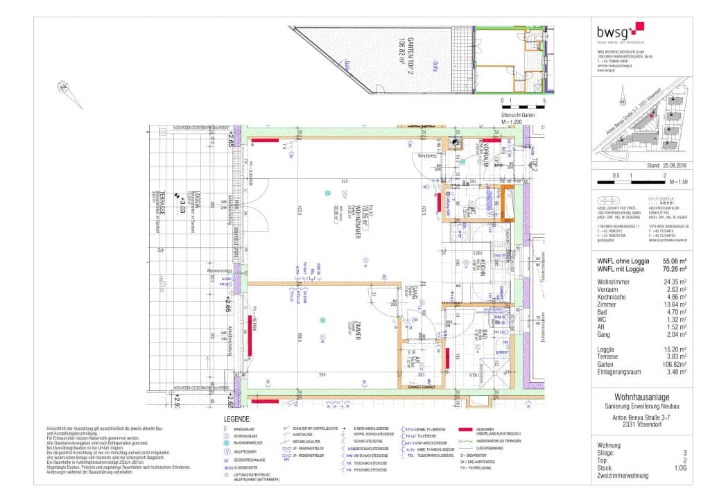 2-Zimmer-Wohnung mieten in Mödling – 55,06 m², € 1.127 – Bild 13 von 14