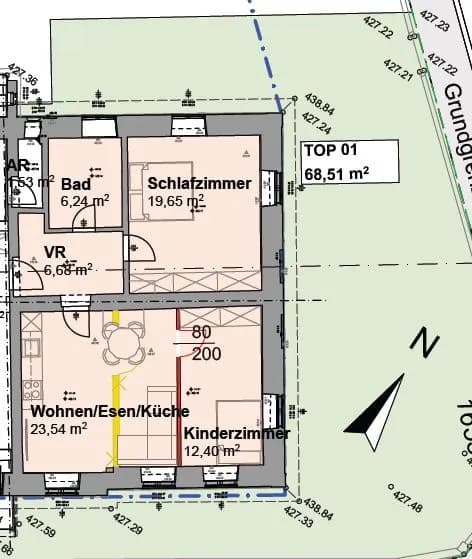3-Zimmer-Wohnung mieten in Salzburg Stadt – 69 m², € 1.390 – Bild 4 von 8
