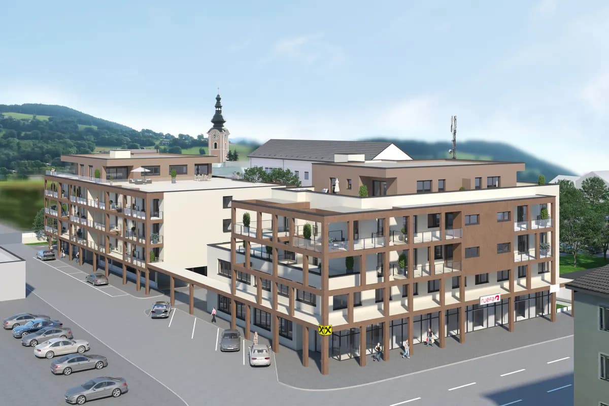 3-Zimmer-Wohnung mieten in Feldkirchen – 76,1 m², € 1.044 – Bild 1 von 2