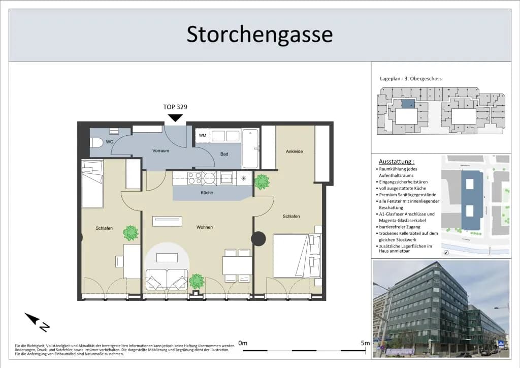 3-Zimmer-Wohnung mieten in Wien – 66 m², € 1.399 – Bild 14 von 14