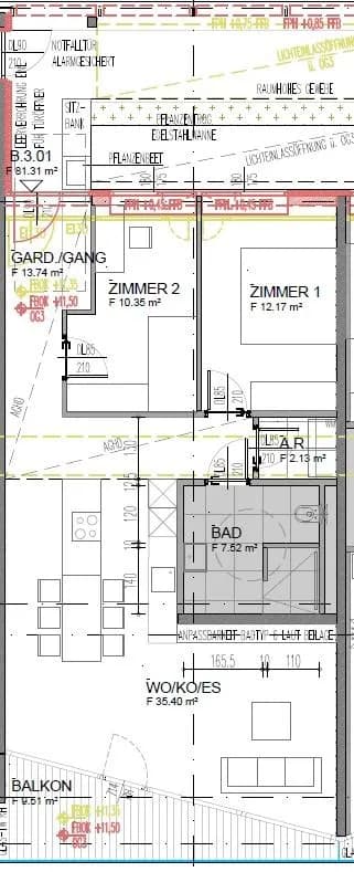 3-Zimmer-Wohnung mieten in Schwaz – 77 m², € 1.622 – Bild 11 von 15