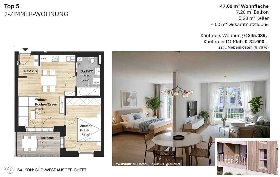 Wohnung kaufen in Schwaz – 47 m² – Bild 15 von 21