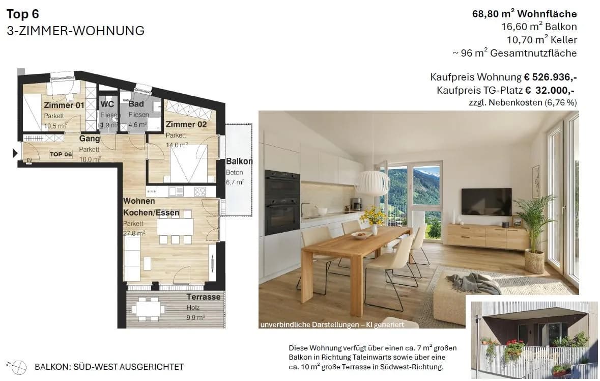 Wohnung kaufen in Schwaz – 47 m² – Bild 16 von 21