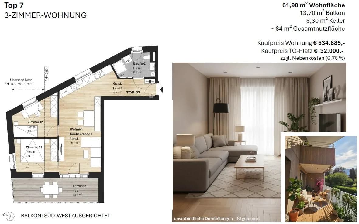 Wohnung kaufen in Schwaz – 47 m² – Bild 17 von 21