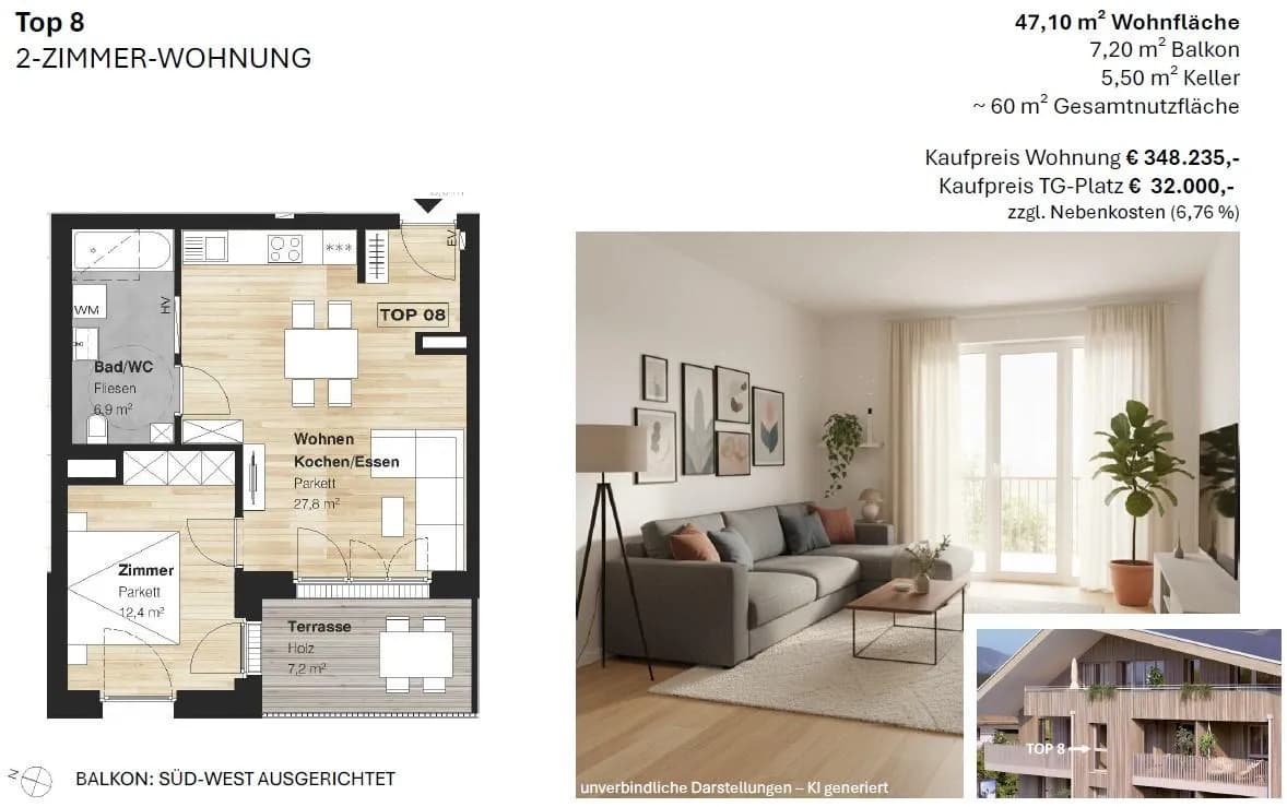 Wohnung kaufen in Schwaz – 47 m² – Bild 18 von 21