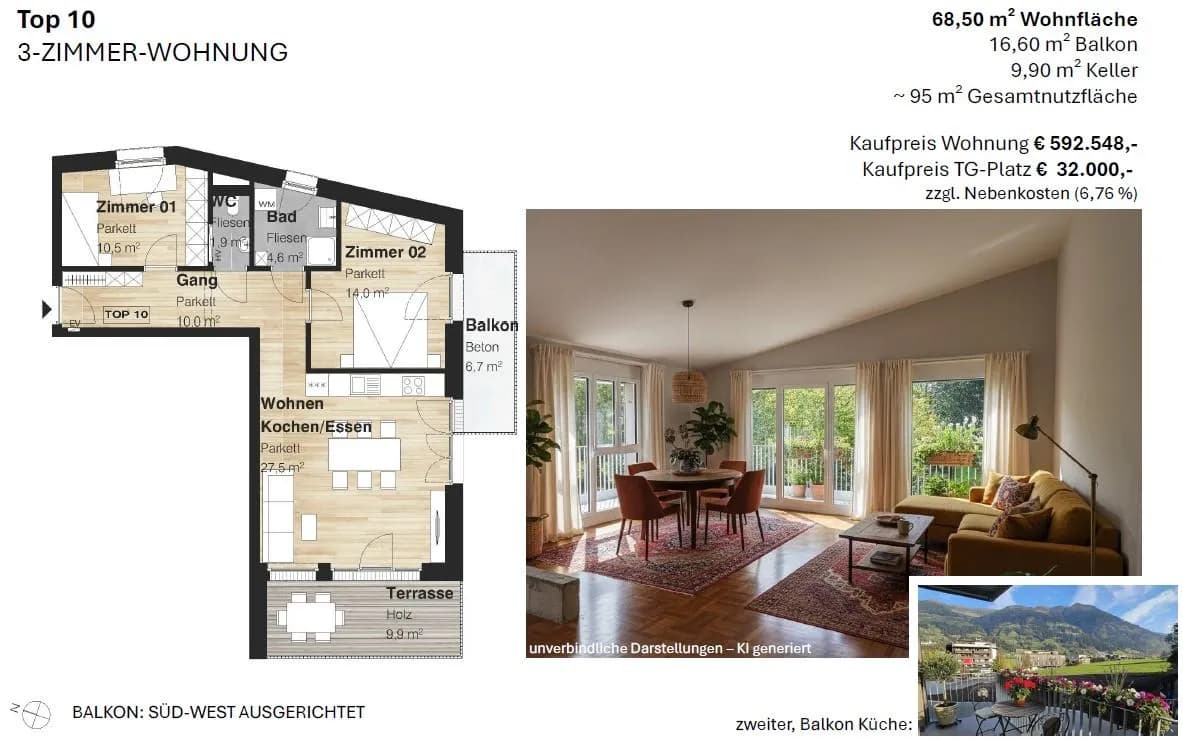 Wohnung kaufen in Schwaz – 47 m² – Bild 20 von 21