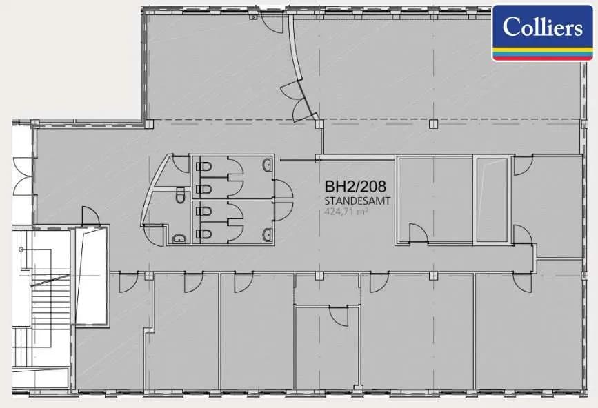 8-Zimmer-Gewerbeimmobilie mieten in Wien – 425 m², € 7.611 – Bild 8 von 9