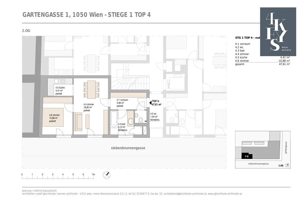 2-Zimmer-Wohnung mieten in Wien – 47,61 m², € 959 – Bild 12 von 14