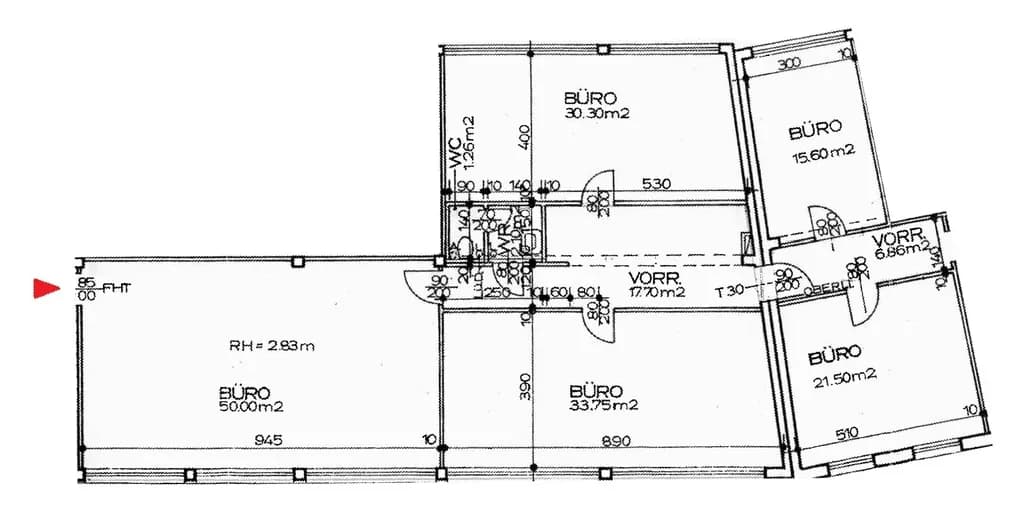 5-Zimmer-Gewerbeimmobilie mieten in Wien – 179 m², € 1.745 – Bild 14 von 14