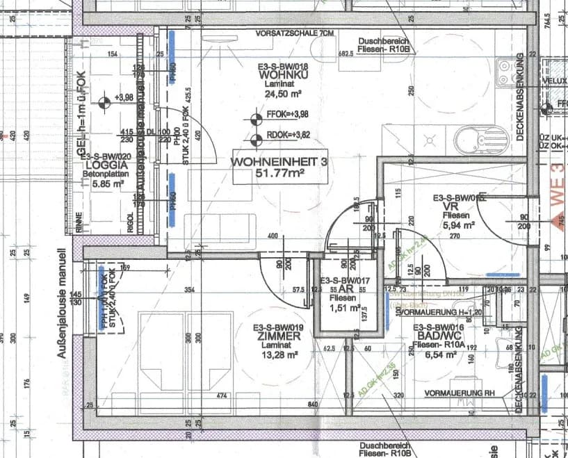 2-Zimmer-Wohnung mieten in Melk – 51,77 m², € 531 – Bild 2 von 3