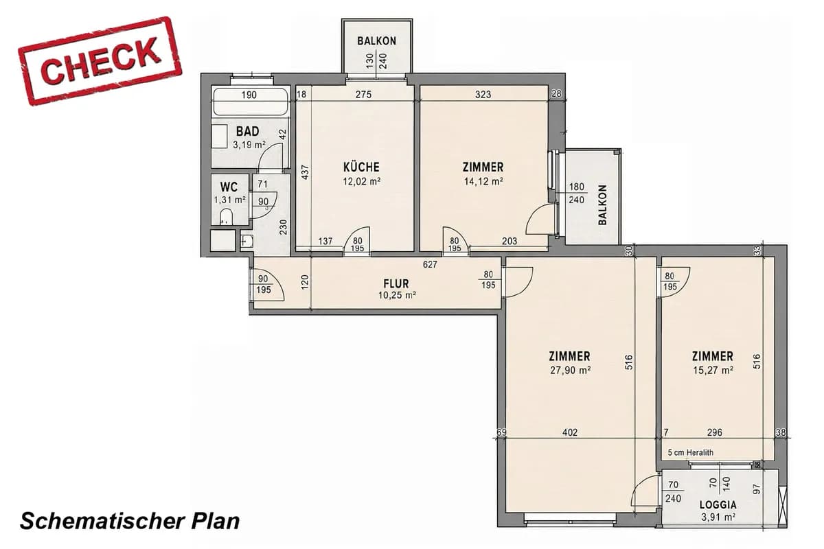 3-Zimmer-Wohnung kaufen in Graz – 88 m², € 199.000 – Bild 15 von 15