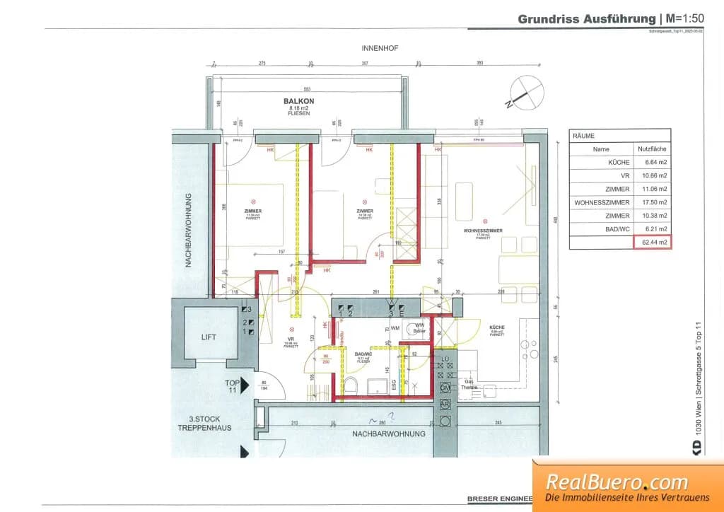 3-Zimmer-Wohnung kaufen in Wien – 62 m², € 273.000 – Bild 19 von 19