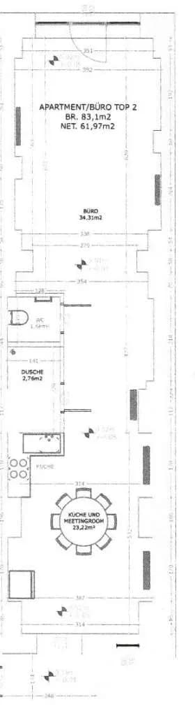 1-Zimmer-Gewerbeimmobilie mieten in Eisenstadt – 65 m², € 890 – Bild 8 von 11