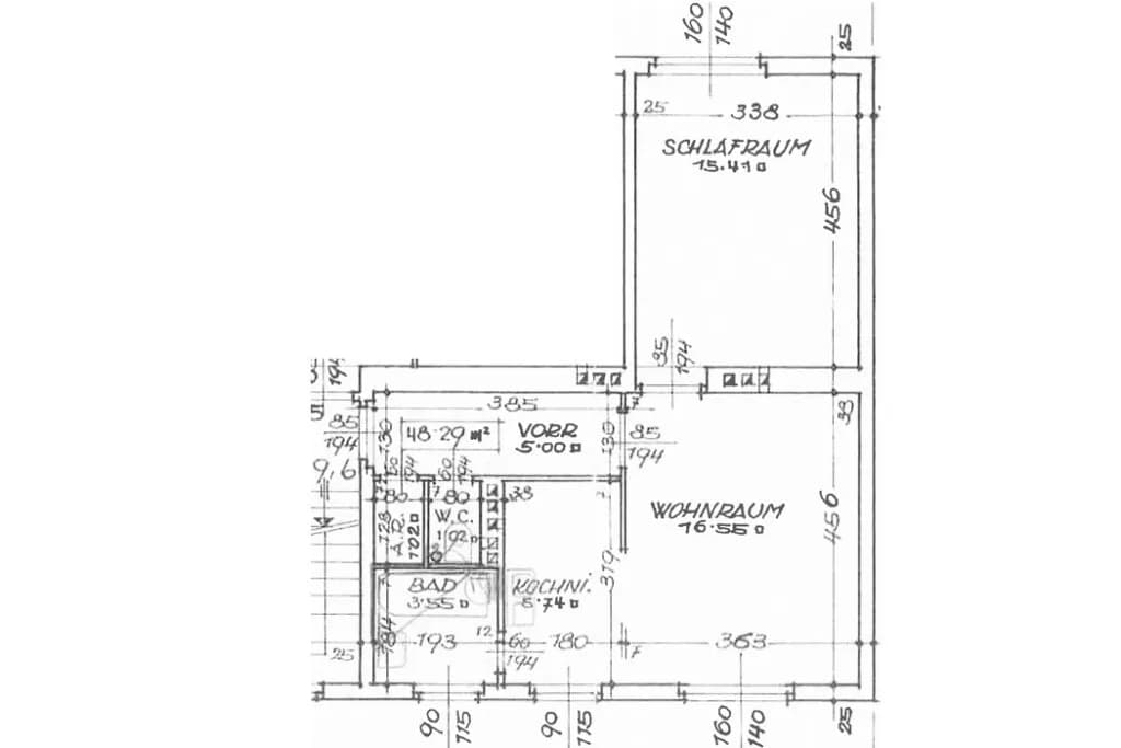 2-Zimmer-Wohnung mieten in Sankt Pölten Land – 48,34 m², € 390 – Bild 2 von 8