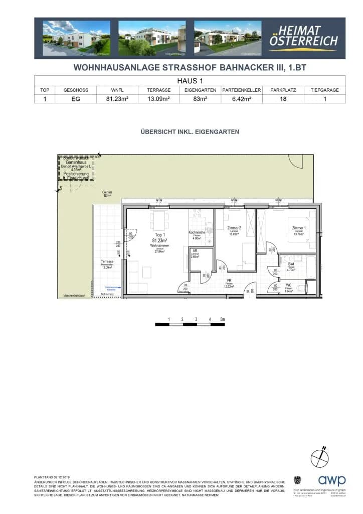 3-Zimmer-Wohnung mieten in Gänserndorf – 81,23 m², € 895 – Bild 7 von 7