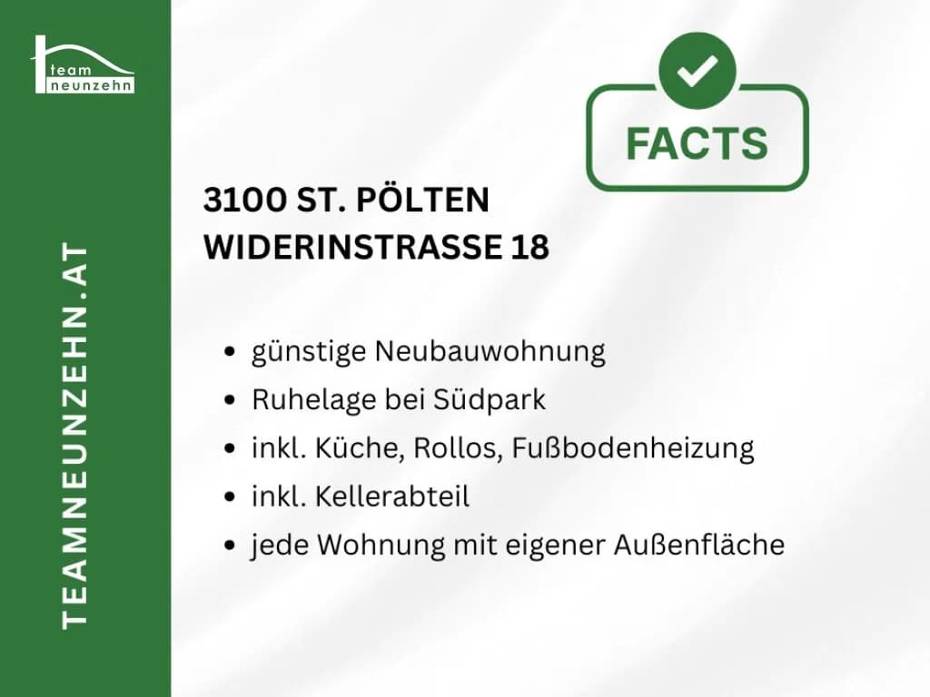 3-Zimmer-Wohnung mieten in Sankt Pölten – 61,71 m², € 933 – Bild 11 von 20
