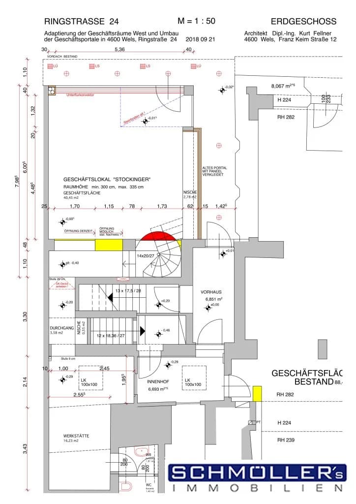 Gewerbeimmobilie mieten in Wels – 90 m², € 1.643 – Bild 14 von 15