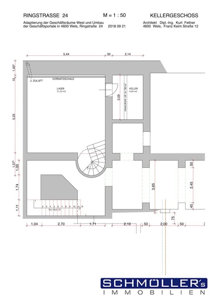 Gewerbeimmobilie mieten in Wels – 90 m², € 1.643 – Bild 15 von 15