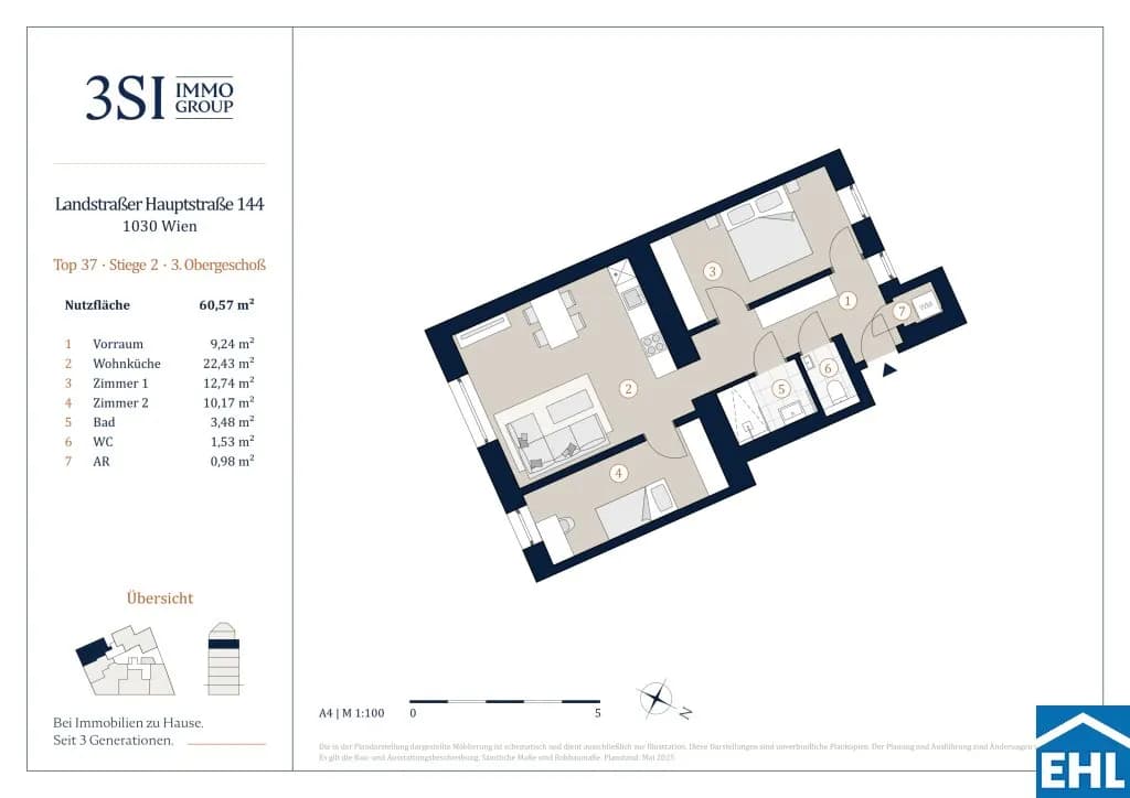 2-Zimmer-Wohnung kaufen in Wien – 60,57 m², € 495.000 – Bild 17 von 17