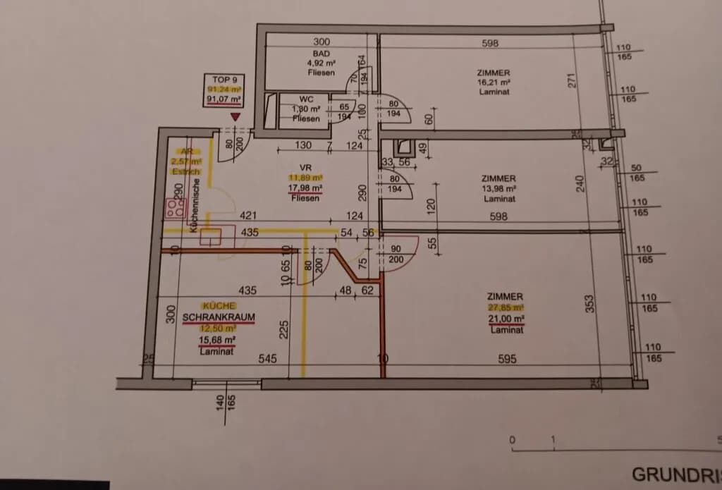 4-Zimmer-Wohnung kaufen in Wien – 91 m², € 359.000 – Bild 11 von 11