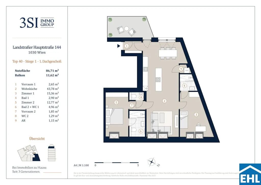 3-Zimmer-Wohnung kaufen in Wien – 86,71 m², € 1.089.000 – Bild 17 von 17