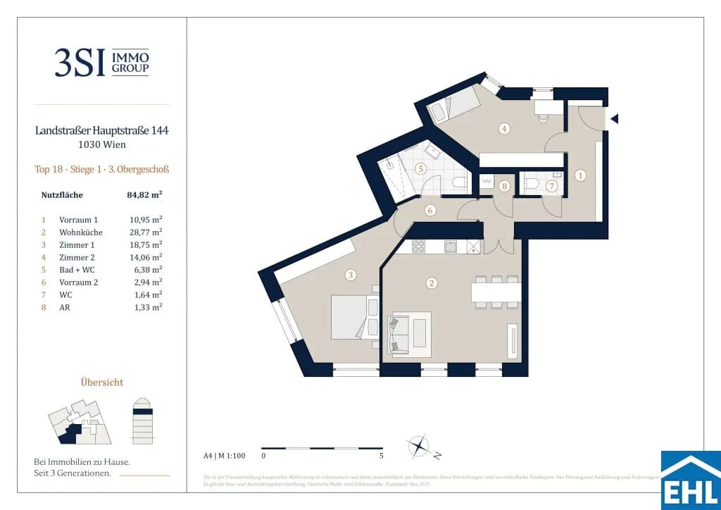 3-Zimmer-Wohnung kaufen in Wien – 84,82 m², € 710.000 – Bild 17 von 17