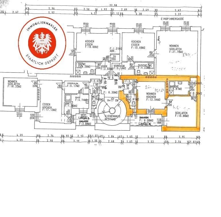 2-Zimmer-Wohnung mieten in Graz – 47 m², € 572 – Bild 7 von 7
