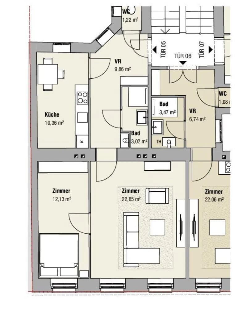 2-Zimmer-Wohnung kaufen in Wien – 59,24 m², € 337.668 – Bild 12 von 12