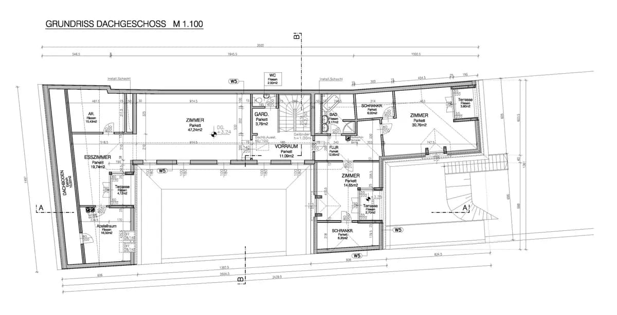 7-Zimmer-Haus mieten in Wien – 409,52 m², € 4.950 – Bild 50 von 51
