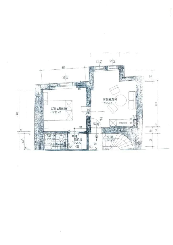 2-Zimmer-Wohnung mieten in Linz – 40,67 m², € 792 – Bild 5 von 5