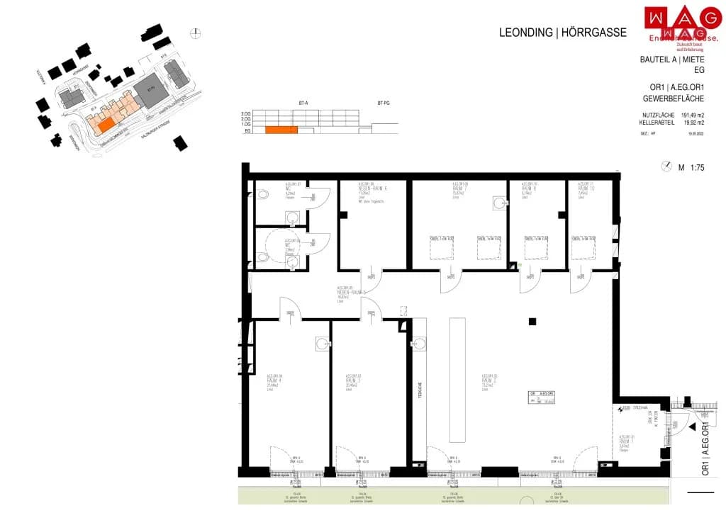 Gewerbeimmobilie mieten in Linz Land – 171 m², € 2.520 – Bild 19 von 20