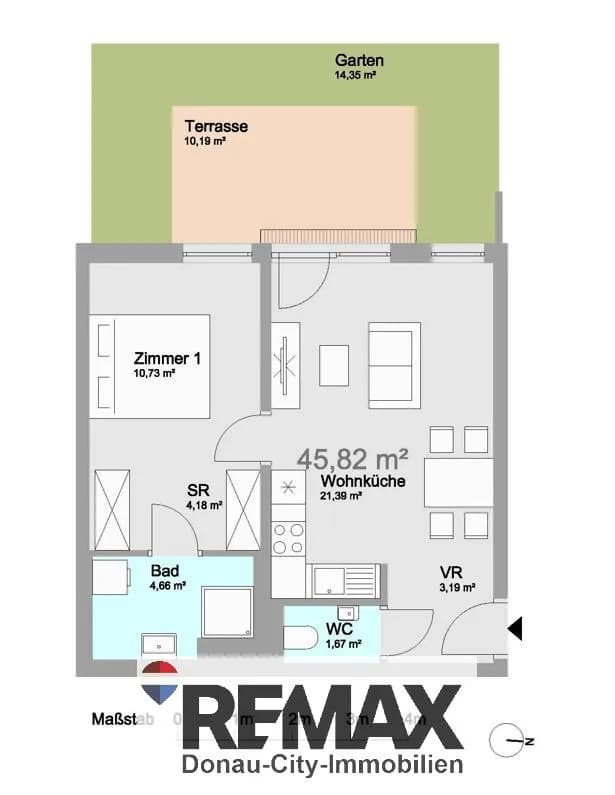 2-Zimmer-Wohnung kaufen in Wien – 45 m², € 289.000 – Bild 10 von 11