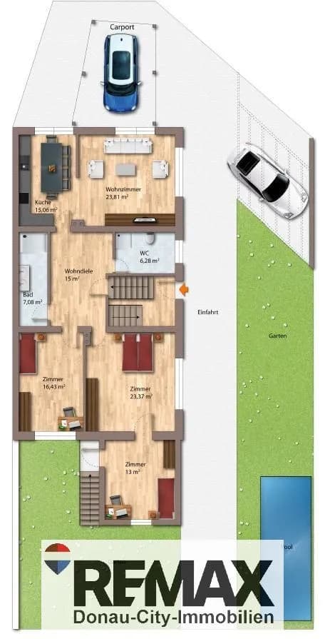 9-Zimmer-Gewerbeimmobilie kaufen in Baden – 240 m², € 599.000 – Bild 23 von 26