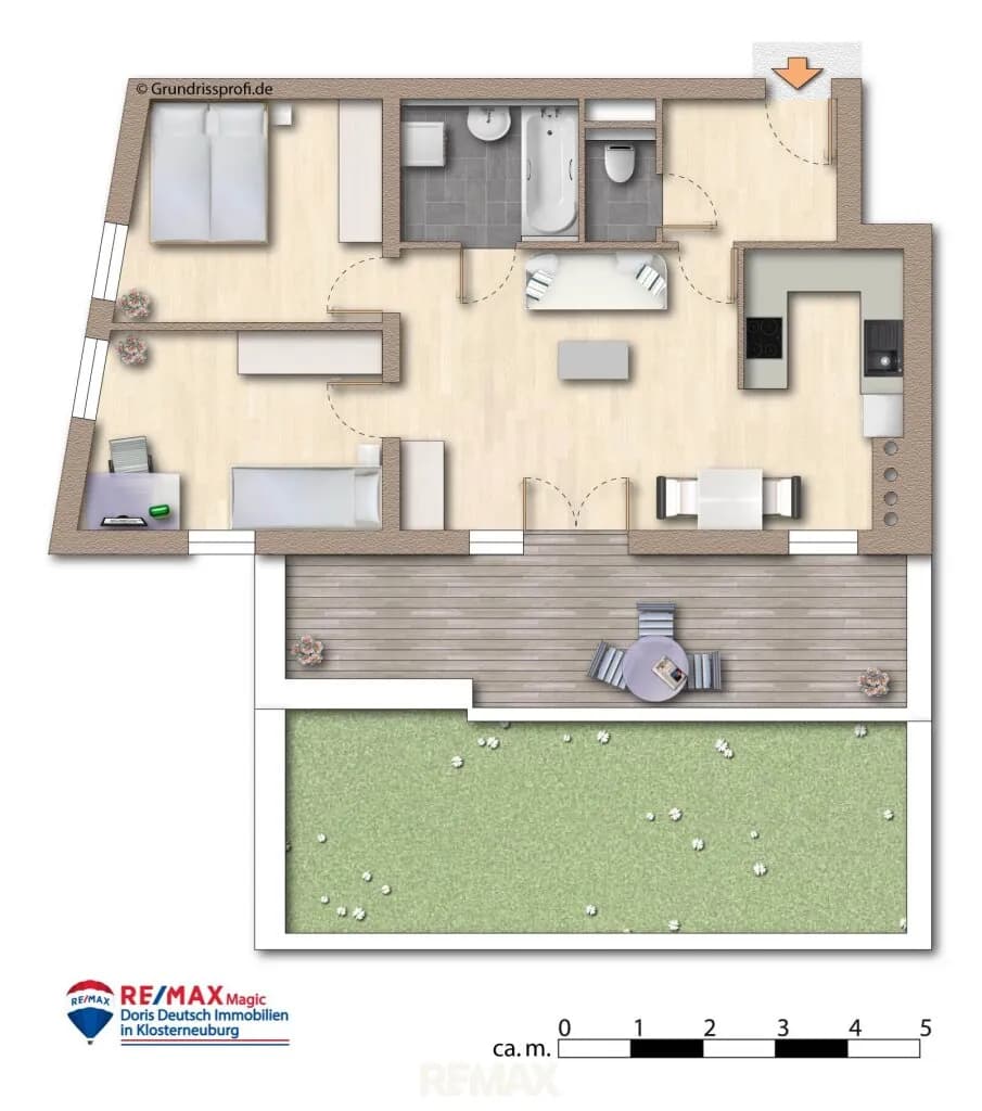 3-Zimmer-Wohnung mieten in Tulln – 66 m², € 1.090 – Bild 15 von 16