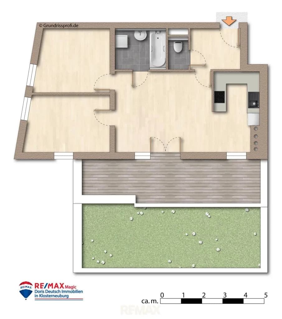 3-Zimmer-Wohnung mieten in Tulln – 66 m², € 1.090 – Bild 16 von 16