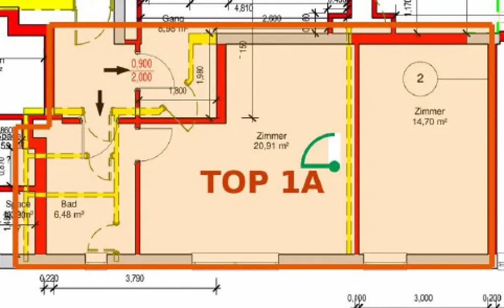 2-Zimmer-Wohnung kaufen in Wien – 45 m², € 295.000 – Bild 9 von 9
