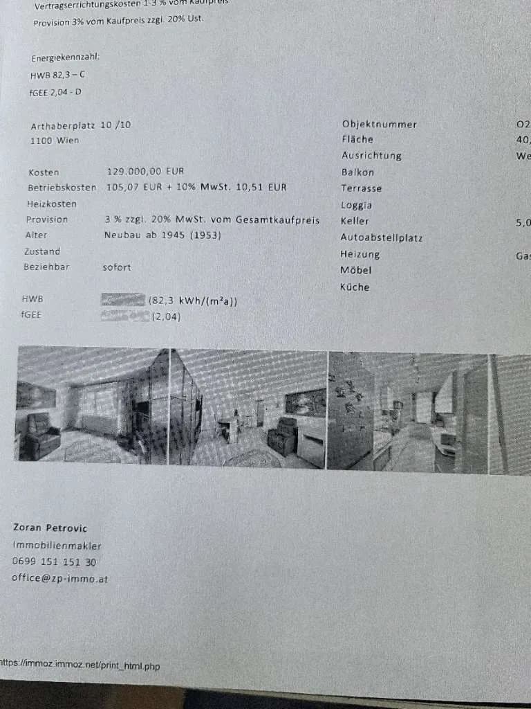 1-Zimmer-Wohnung mieten in Wien – 40 m², € 698 – Bild 14 von 15