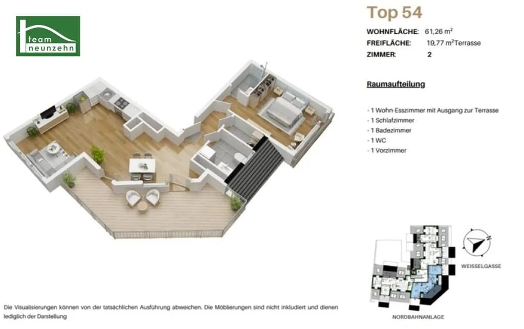 Immobilie kaufen in Wien – 61,26 m², € 323.000 – Bild 18 von 18