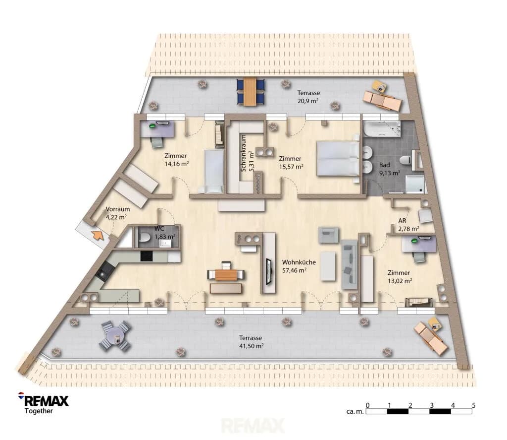4-Zimmer-Wohnung kaufen in Mödling – 123,48 m², € 349.000 – Bild 34 von 35