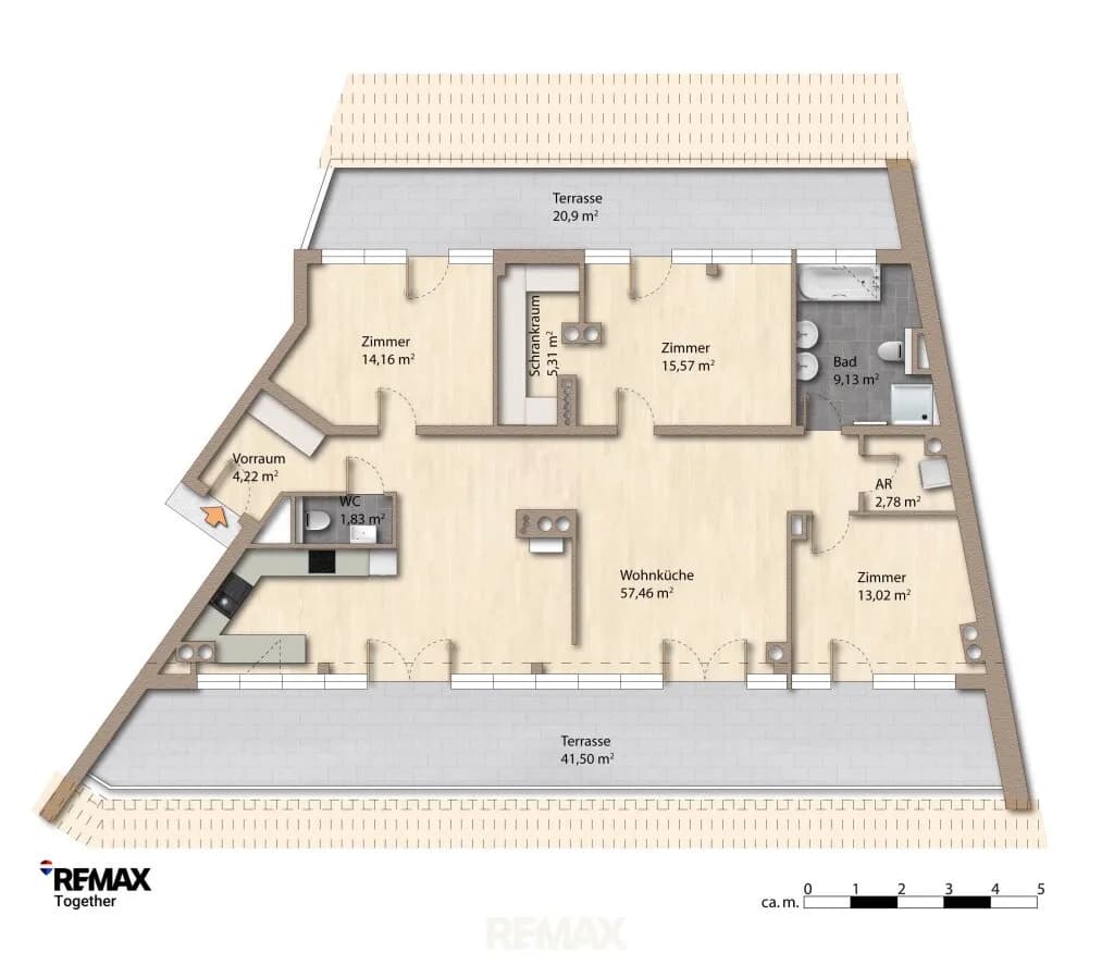 4-Zimmer-Wohnung kaufen in Mödling – 123,48 m², € 349.000 – Bild 35 von 35