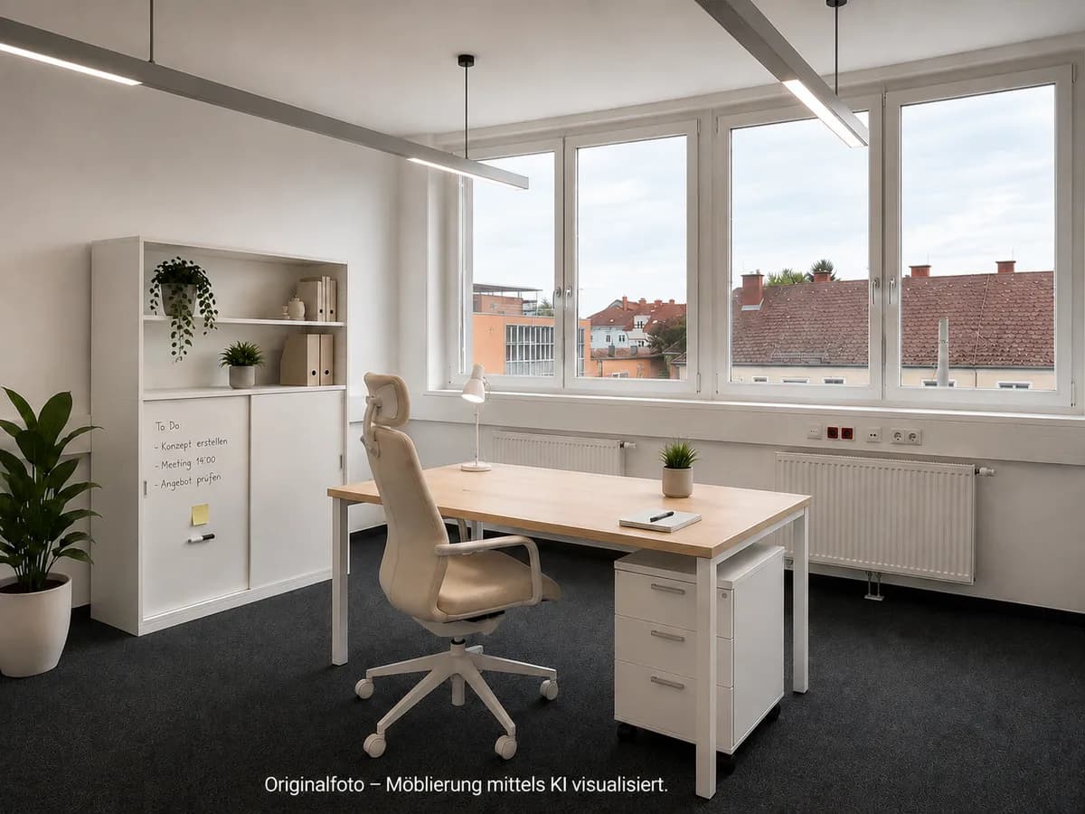 1-Zimmer-Gewerbeimmobilie mieten in Linz Land – 20 m², € 645 – Bild 1 von 6