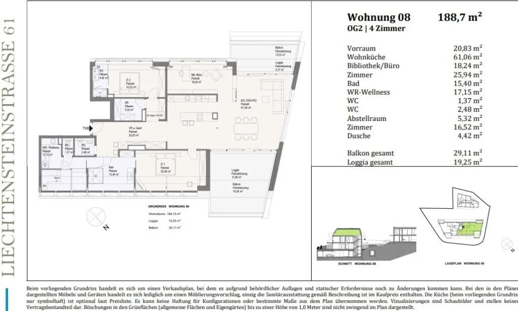 4-Zimmer-Wohnung kaufen in Mödling – 188,73 m², € 1.395.000 – Bild 26 von 28
