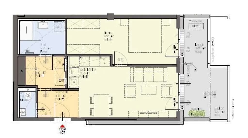 2-Zimmer-Wohnung kaufen in Wien – 53,59 m², € 525.000 – Bild 13 von 13