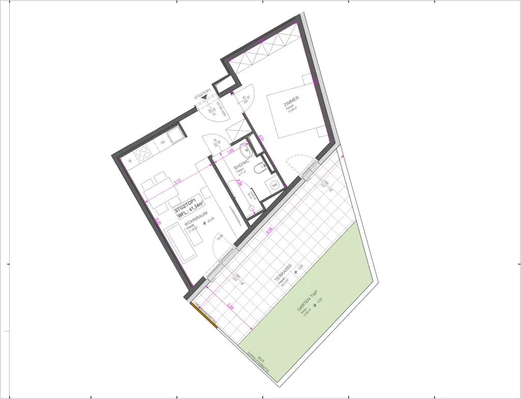 2-Zimmer-Wohnung kaufen in Wien – 40,53 m², € 264.900 – Bild 13 von 14