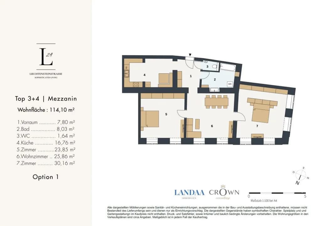4-Zimmer-Wohnung kaufen in Wien – 114 m², € 680.000 – Bild 9 von 10