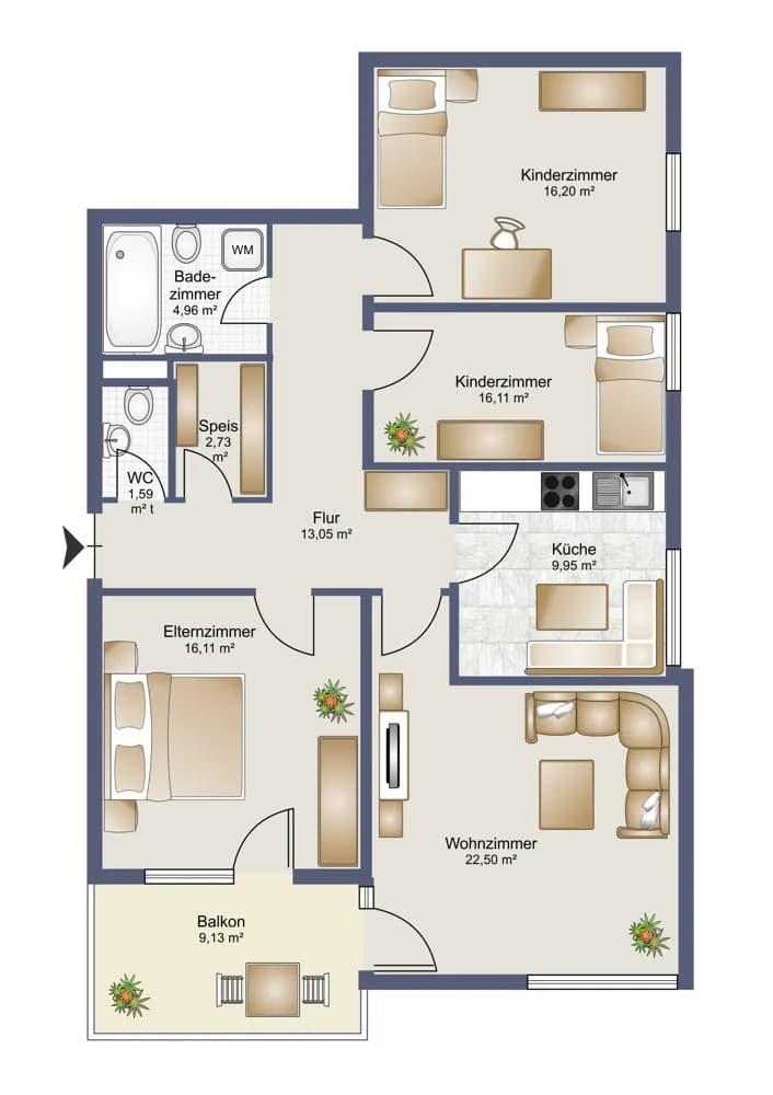 4-Zimmer-Wohnung kaufen in Dornbirn – 97,91 m² – Bild 2 von 14
